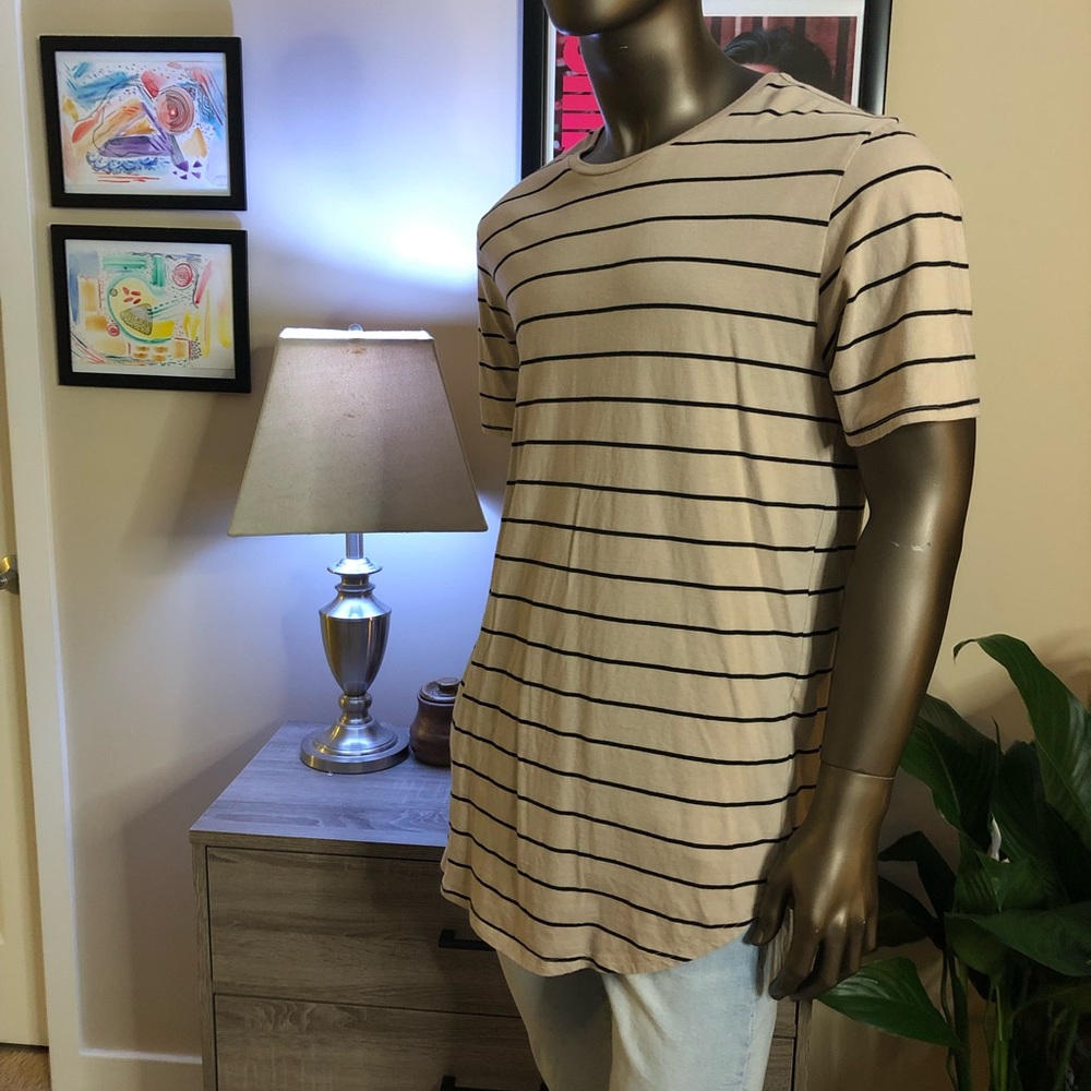 Longline Striped Tee